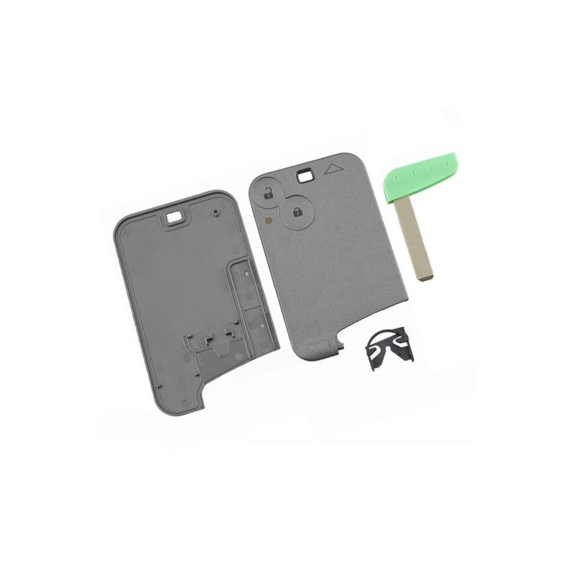 boitier coque carte 2 boutons compatible Renault Laguna 2 Espace IV Vel Satis