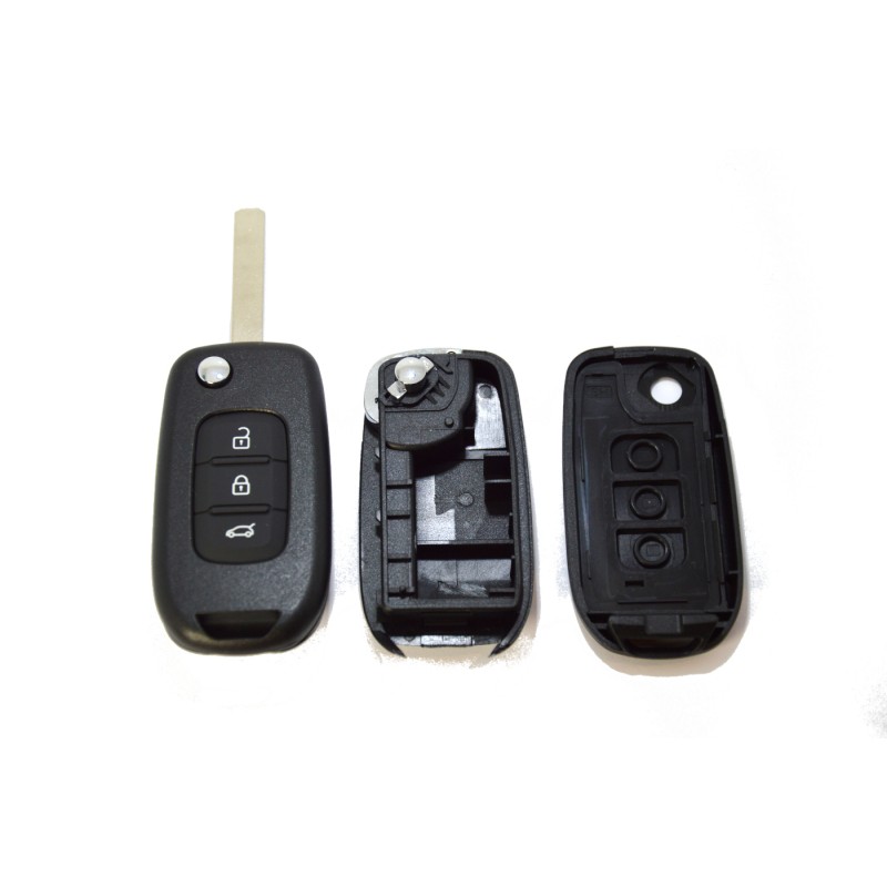 Boitier de télécommande coque de clé plip compatible Renault Express Trafic 3 Master 4