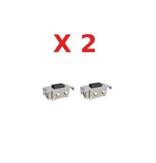 Lot de 2 boutons poussoirs pour Peugeot 806 Citroen Evasion Fiat Ulysse