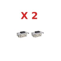 Lot de 2 boutons poussoirs pour Peugeot 806 Citroen Evasion Fiat Ulysse