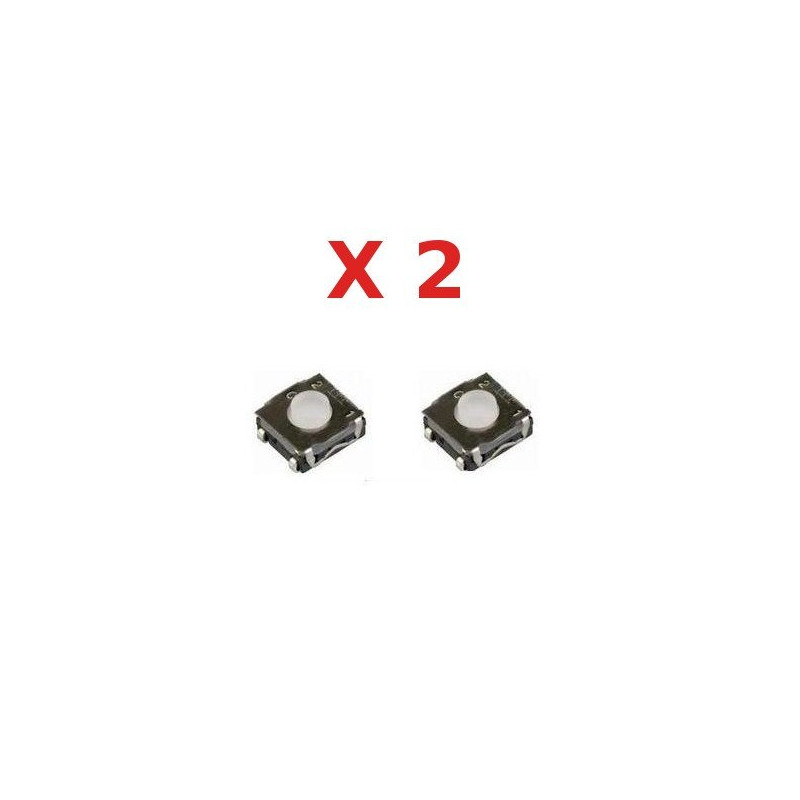 Lot de 2 boutons poussoirs pour Peugeot Citroen Renault Audi Opel VW Mercedes