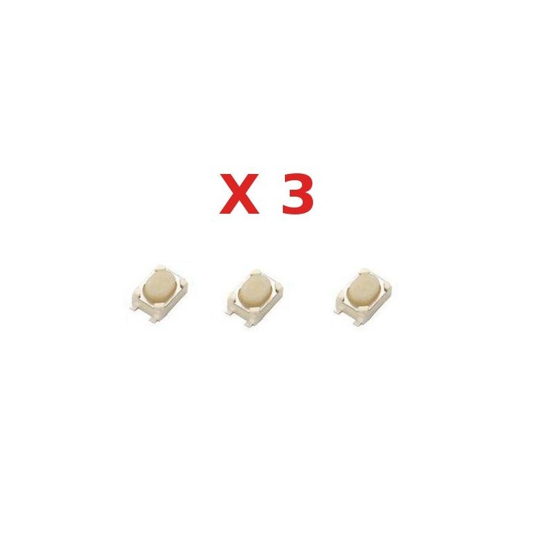 Set of 3 push buttons for BMW AUDI