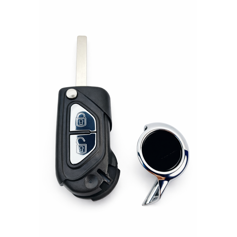 Boitier de télécommande coque de clé plip 2 boutons compatible DS DS3 Boitier de télécommande coque de clé plip 2 boutons compatible DS DS3