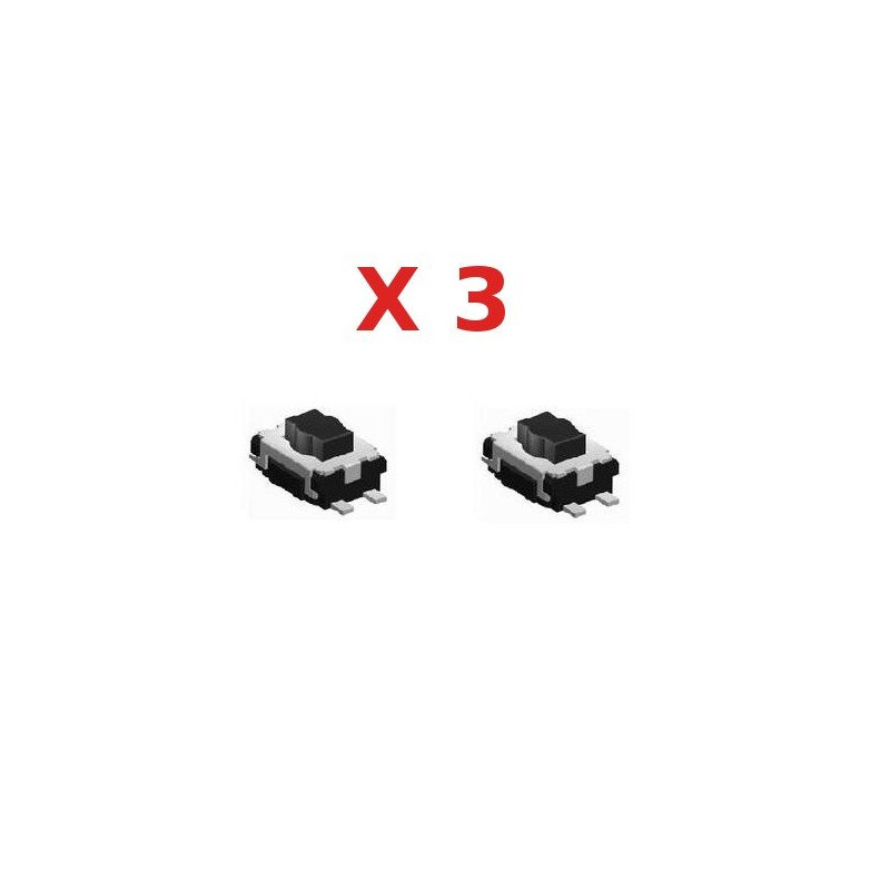 Set van 3 drukknoppen voor Peugeot 207 307 407 308 607 806 807C1 C2 C3 C4 Picasso C5 C6 C8