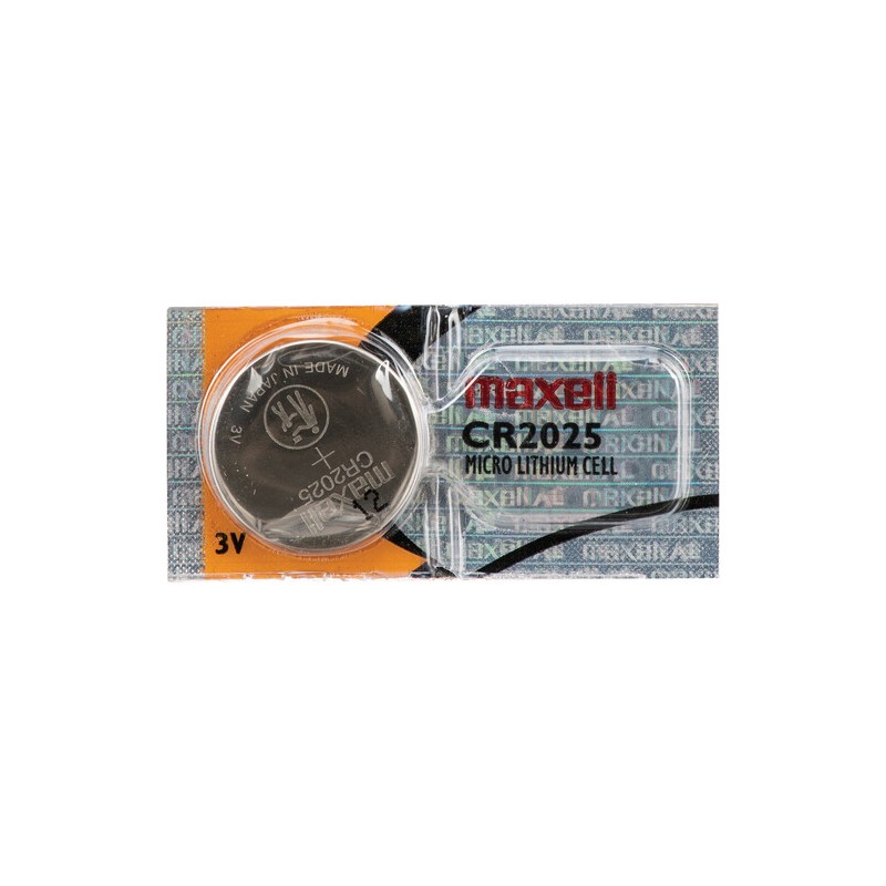 Pile Maxell CR2025 CR 2025 lithium pour télécommande, clé électronique