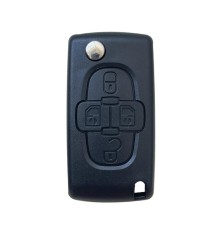 Télécommande clé émetteur compatible Peugeot 807 6490Z5 6490Z4 4 boutons