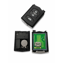Transmissor de controle remoto de 3 botões compatível com Mazda 5WK43449F 433 MHz ...