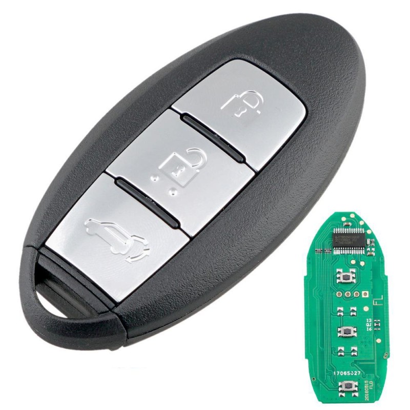 Nissan transmissor controle remoto 3 botões Qashqai X-trail Pulsar C13 AES Nissan transmissor controle remoto 3 botões Qashqai X-trail Pulsar C13 AES