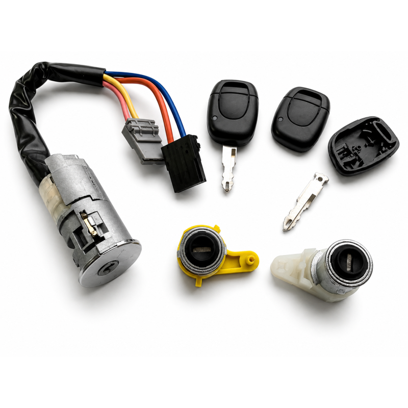 Kit barillets neiman antivol de direction serrure Renault Kangoo 1 7701470736 Kubistar