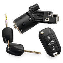 Interruptor de ignição com trava de direção compatível com Citroen Peugeot Expert Jumpy...