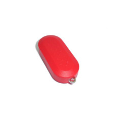 Télécommande plip 3 boutons Fiat 500 coque rouge