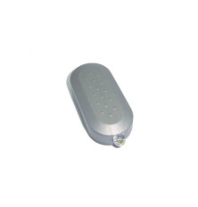 Plip remote control 3 buttons Fiat 500 grey key shell