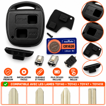 kit de reparação para chave de comando Toyota Yaris RAV4 Celica Prius Avensis Corolla Verso