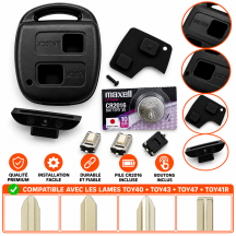 Reparaturset für Schlüsselgehäuse Toyota Yaris RAV4 Celica Prius Avensis Corolla Verso CR2016