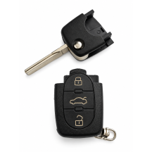 Chave de telecomando com circuito compatível VW Beetle Seat Leon 1J0959753B ID48