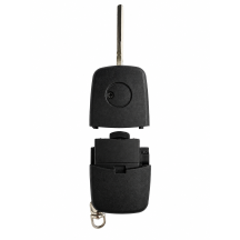 Chave de telecomando com circuito compatível VW Beetle Seat Leon 1J0959753B ID48