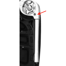 3-knops sleutelhangerset voor FORD TRANSIT CUSTOM + VL2020 met ACS batterij