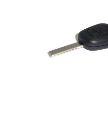 Peugeot Remote Key 307 107 207 2 buttons blade 8mm 