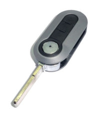 Control remoto Plip 3 botones Fiat 500 concha de llave gris