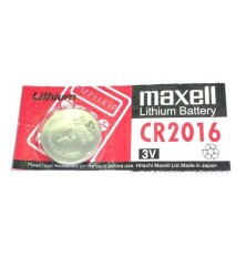 Maxell CR2016 lithium batterij voor afstandsbediening, elektronische sleutel 