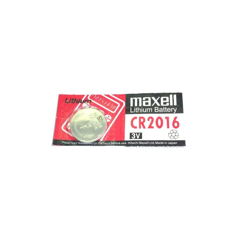 Pile Maxell CR2016 CR 2016 lithium pour télécommande, clé électronique 