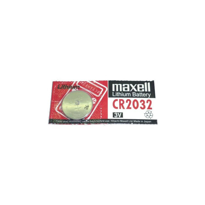Pile Maxell CR2032 CR 2032 lithium pour télécommande, clé électronique 