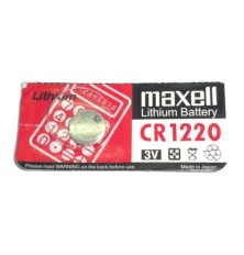 Batería de litio Maxell CR1220 para mando a distancia y llave electrónica 