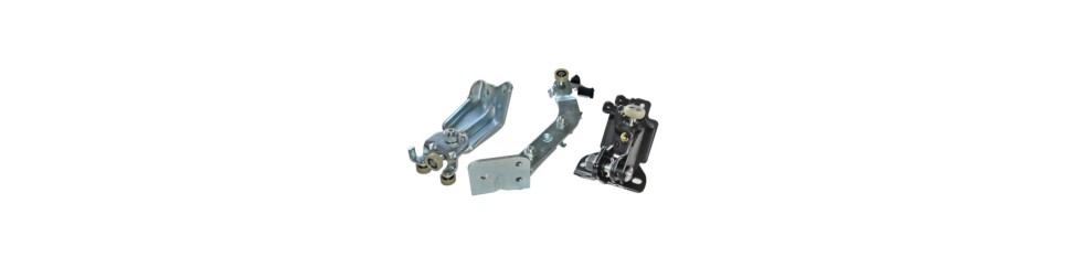 Türführung, Türstopper, Scharnier